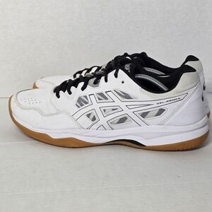 ASICS Gel Renma Pickleball Court Sneakers Mens Sz 11 1/2 Black & White